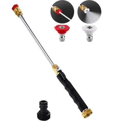 💧💧Jet Nozzle Power Washer for Garden Hose, Includes 2 High-Pressure Nozzles and Quick Connectors | Hydro Jet High Pressure Washer Tools.
