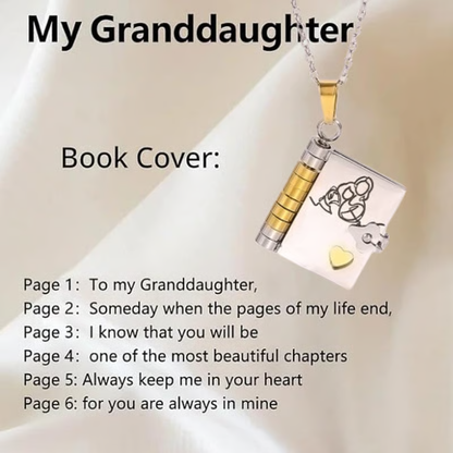 ✨️⭐For Granddaughter - The Most Beautiful Chapter Book Necklace