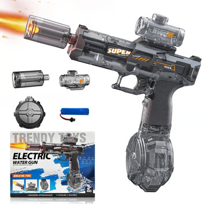 Electric Water Gun for Adults Kids,Automatic Electric Squirt Gun with Light Up