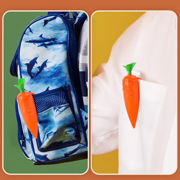 Carrot voice recorder, cute 60-second voice recorder for kids