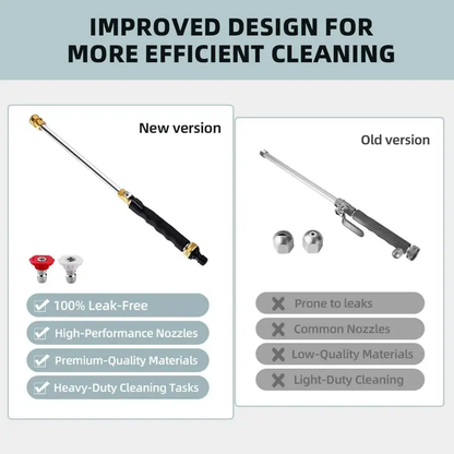 💧💧Jet Nozzle Power Washer for Garden Hose, Includes 2 High-Pressure Nozzles and Quick Connectors | Hydro Jet High Pressure Washer Tools.