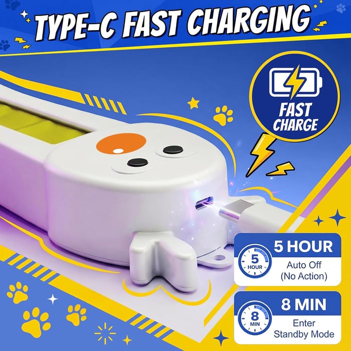 Interactive Cat Toys for Indoor Cats - Automatic Cat Toys with Motorized String Action
