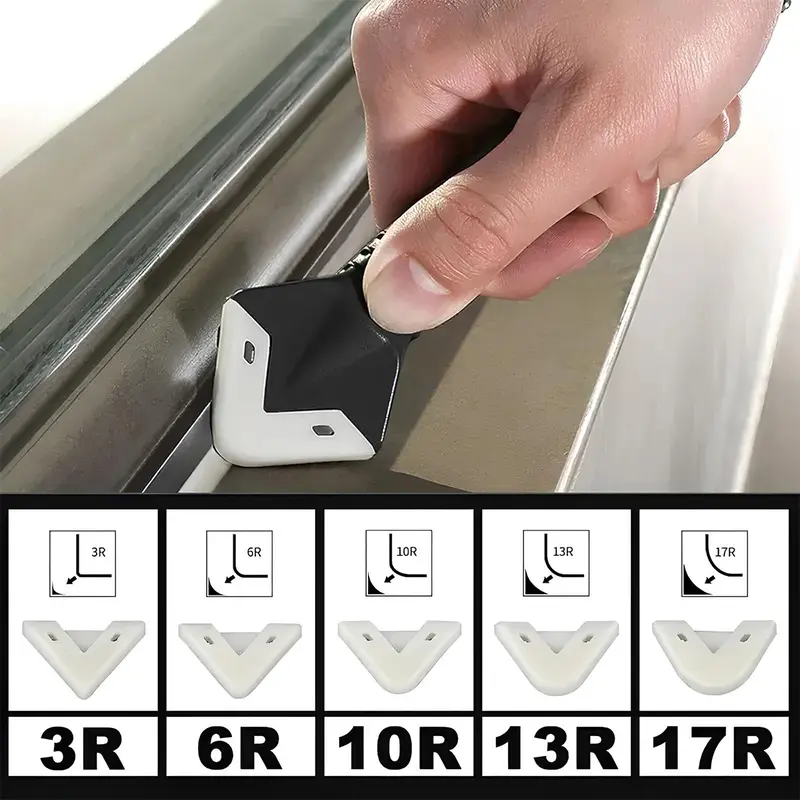 11Pcs Silicone Caulking Tools 3 in 1 Grout Removal Tool (Stainless Steel Head)& Grout Remove Scraper, Caulk Remover for Kitchen/Bathroom/Window