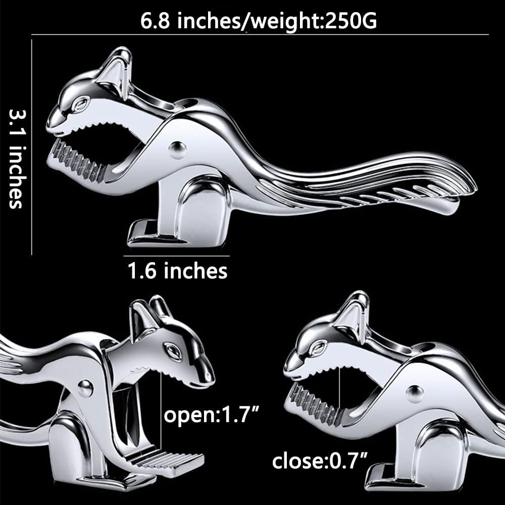 Nut Cracker Tool, Handheld Squirrel Shape Walnut Clip