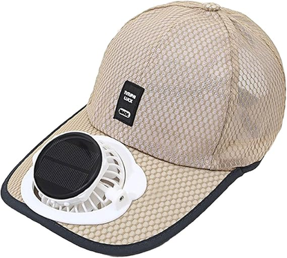 🔥🔥2026 Upgrade Solar Rechargeable Peak Cap, Men Women Cooling Sport Fan Hat USB Charging Fishing Camping Beach Hat