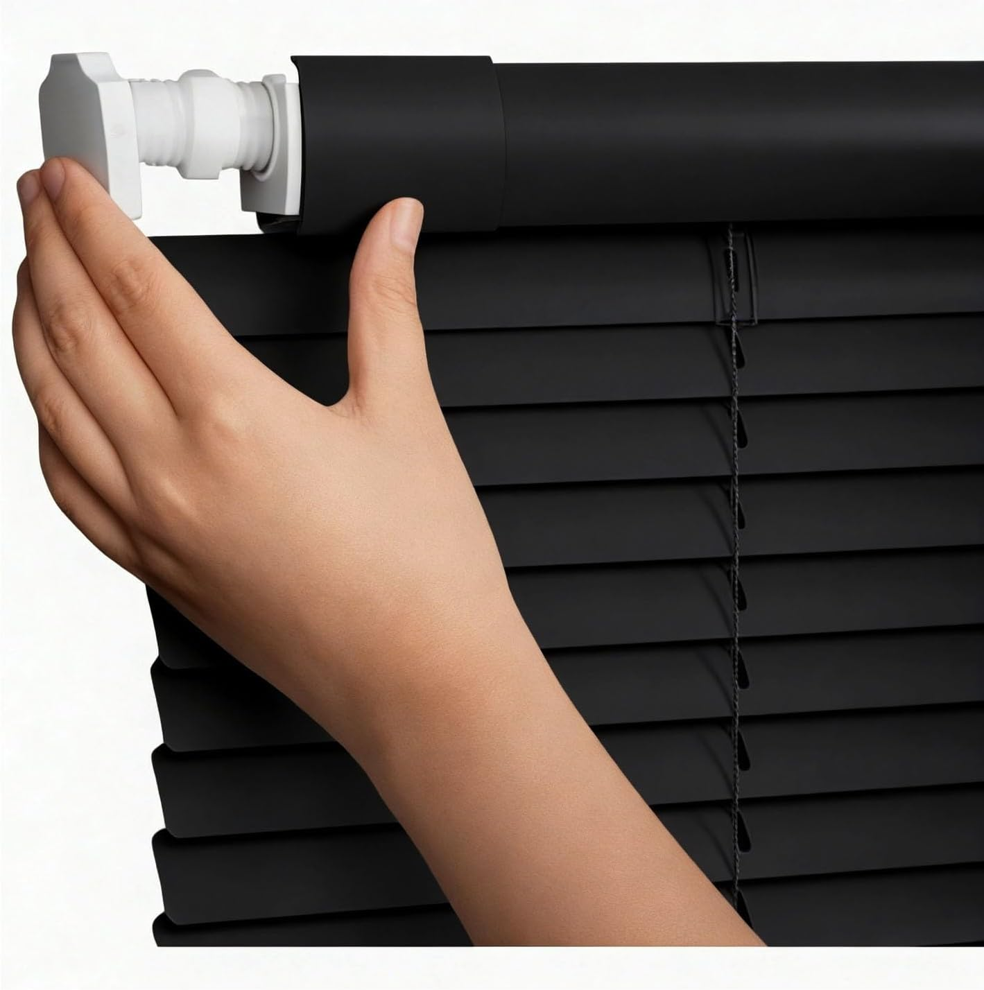Aluminum Venetian Blind, No Drill Light Filtering Mini Blinds