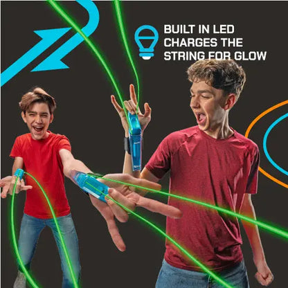 String Launching Webshooter that Glows-In-the-Dark