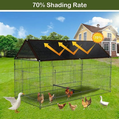 10x13 FT Sunshade Netting with Grommets - 70‑90% Shading PE Mesh Cloth for Garden, Patio, Greenhouse & Outdoor Use