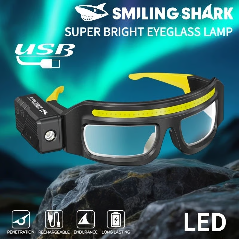 👓️👓️LED glasses with motion sensors and touch control, suitable for running, camping