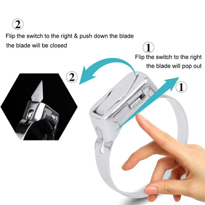 Metal Self Defense Ring Knife