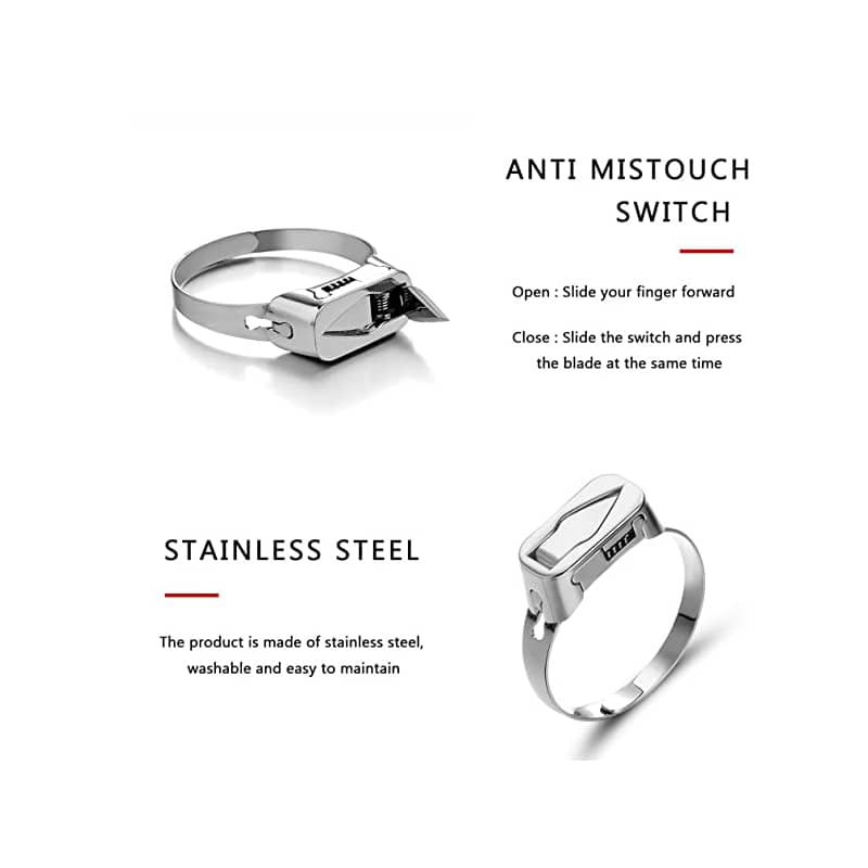 Metal Self Defense Ring Knife