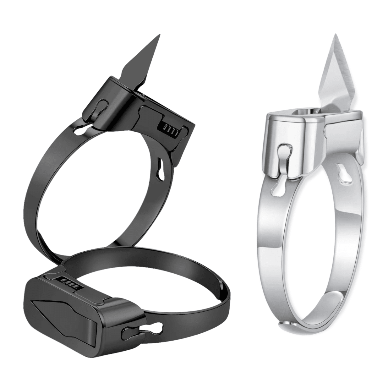 Metal Self Defense Ring Knife