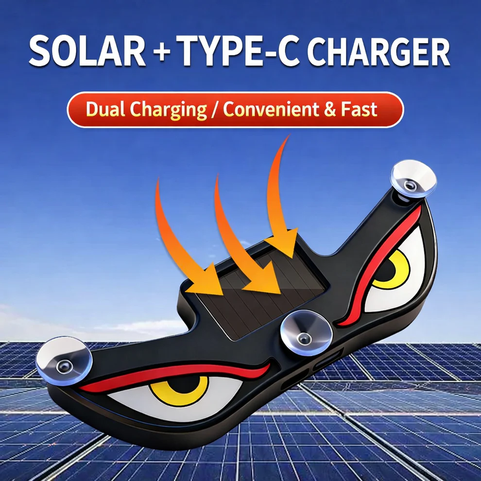 ✨️Solar Demon Eye LED Car Window Light