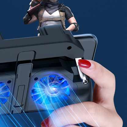 Mobile Phone Gamepad,  Mobile Game Controller with Dual Cooling Fans, 2500mah / 5000mah Battery Optional, Suitable for 4.7-6.5 Inch Mobile Phones