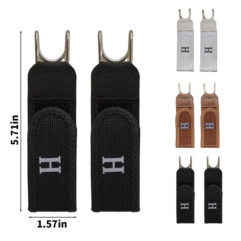 2 PCS No Buckle Belts for Men and Women, Buckless Belts for Unisex- Adjustable Metal Hook Comfortable Invisible Belt, Invisible Belt for Jeans, Pants