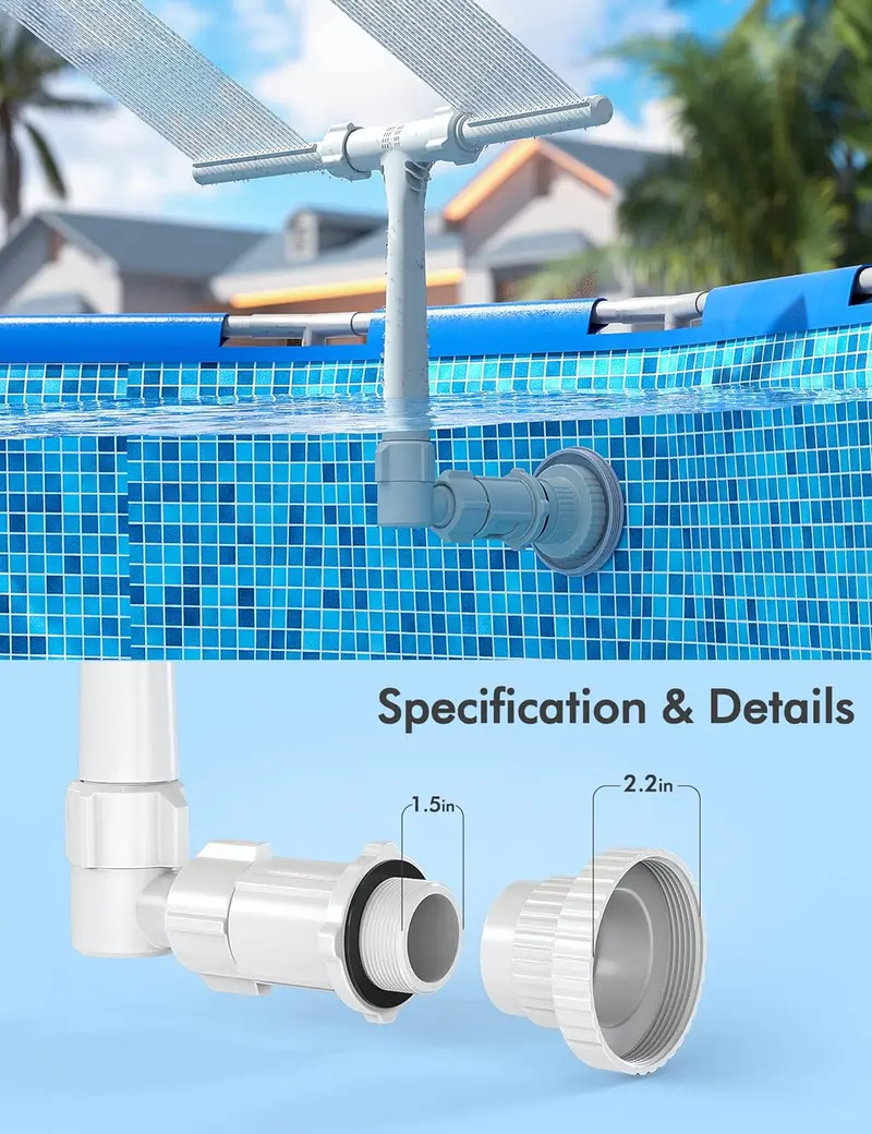 ⛲️Poolhacker Pool Fountain for Above-ground Pool & Inground Pool