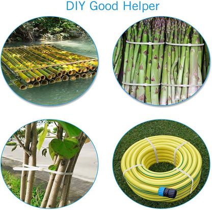 🛠️🛠️Zip Ties 16 Inch 100 per pack with 70 Pounds Tensile Strength Heavy duty cable ties White Self-Locking Nylon Wire Ties