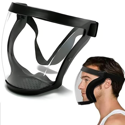 Clear HD-Visibility Anti-Fog Full Face Shield Upgraded