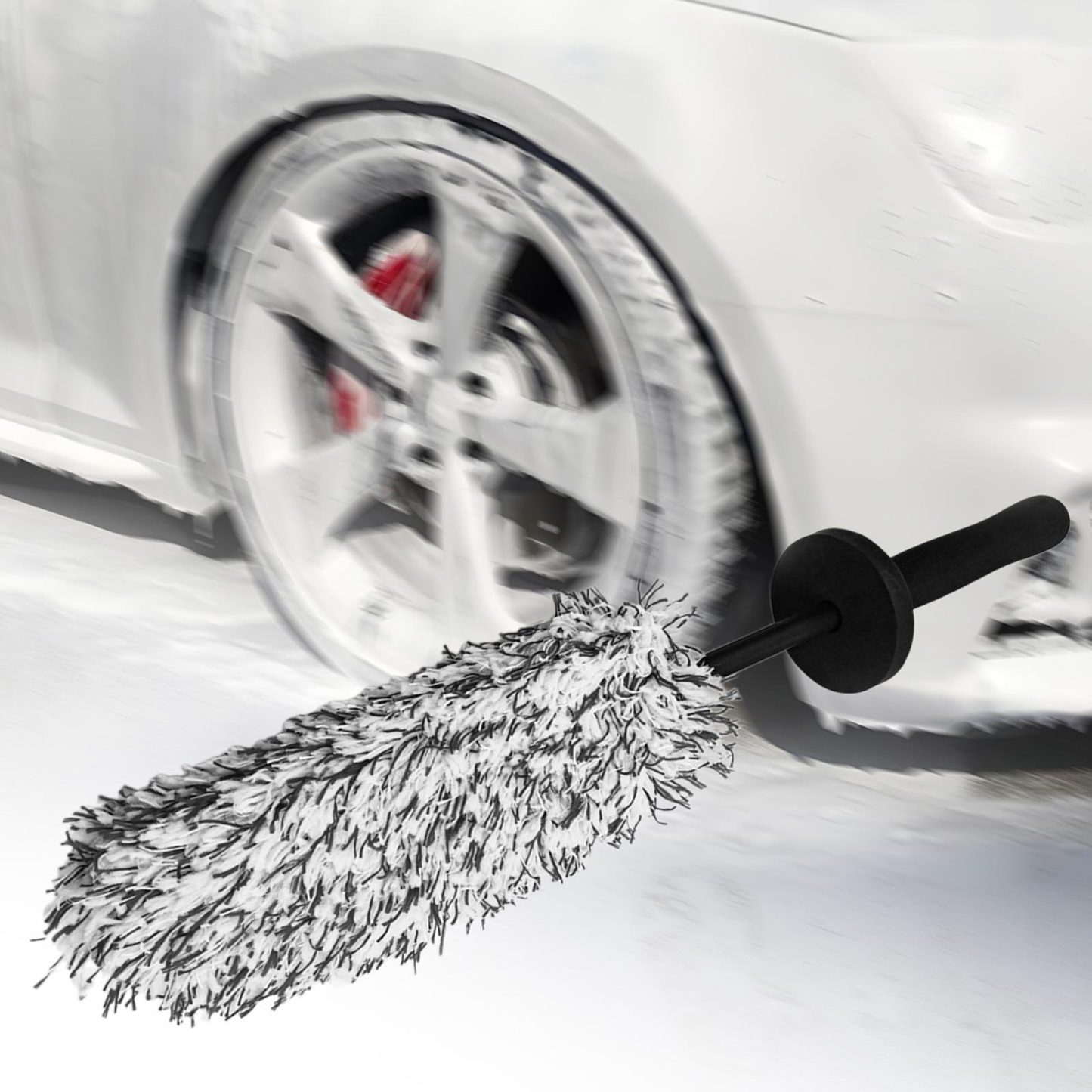 Wheel Barrel Brush, Cleaning Brush for Wheels, 1 Pack