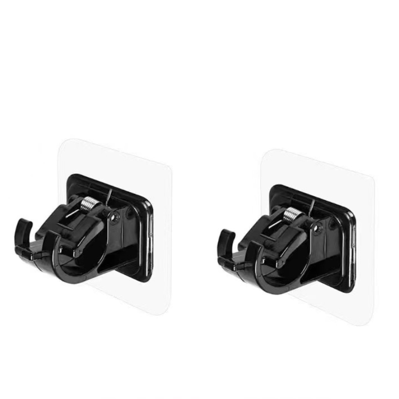 A set of 12PCS Curtain Rod Brackets,Transparent Drapery Hooks,Rod Hanging,Adjustable Rods Holder