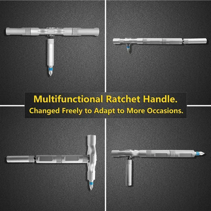 24 in 1 DlY Screwdriver Set,1 Set SwitchableScrewdriver Shape Magnetic Screwdriver Set
