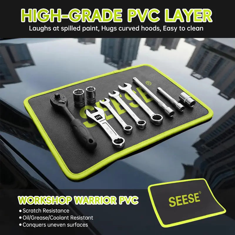 3PCS Flexible Magnetic Tool Mat & Tray Holder