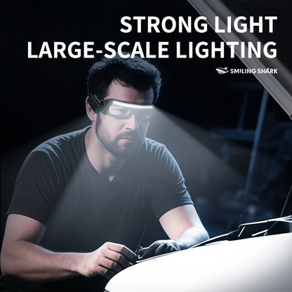 👓️👓️LED glasses with motion sensors and touch control, suitable for running, camping