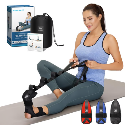 Yoga stretching strap segmented stretching strap