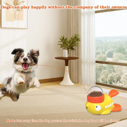 Interactive pet treat dispenser toy, educational slow-feeder