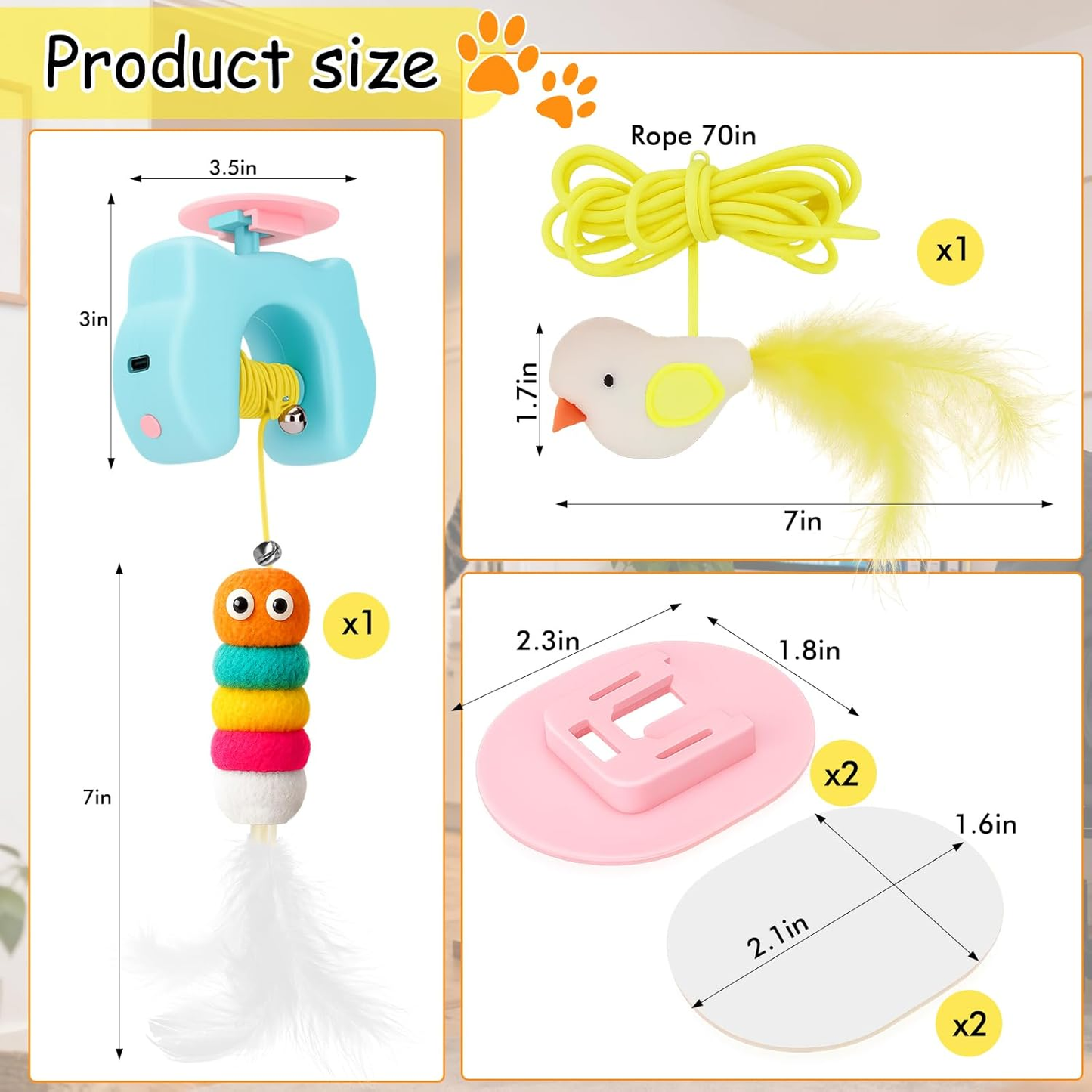 Interactive Hanging Cat Toy