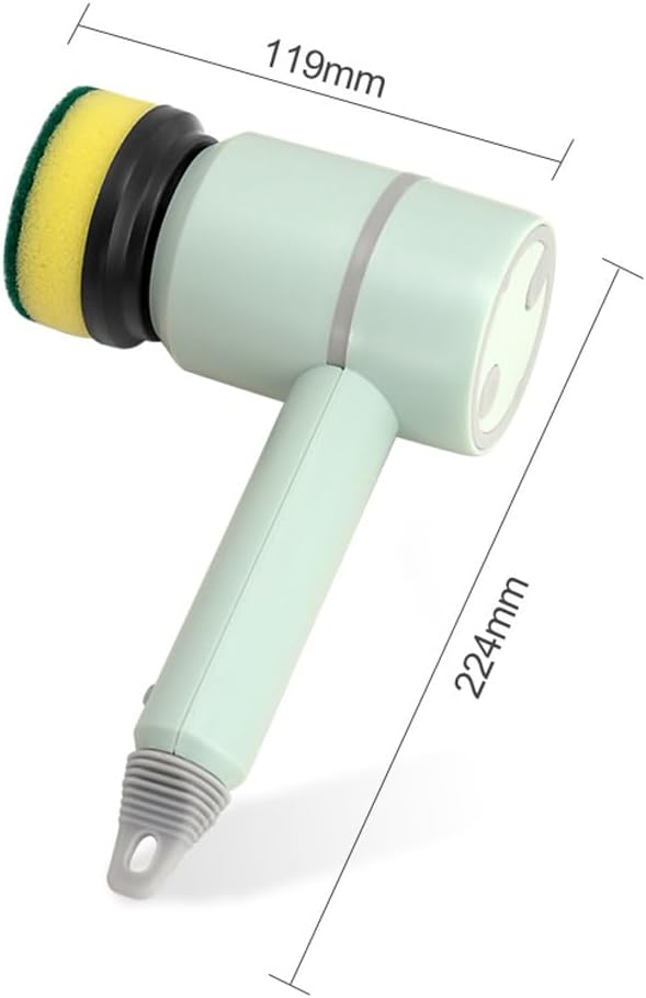 🧽🧽Wireless Electric Cleaning Machine USB Rechargeable Automatic Kitchen Dishwashing Brush Bathtub Tile Professional Cleaning Tool
