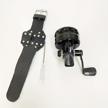 Stainless Steel Fish Shooting Fishing Reel, Comes with Reel Wrist Strap, Slingshot Fish Shooting Arrow Fish Shooting Outdoor Hunting Accessories