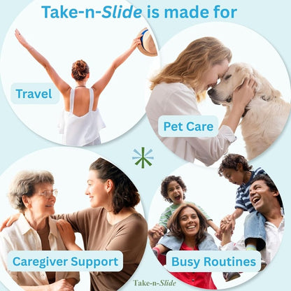 🩺💊 Pill/Medication/Vitamin/Pet Med Tracker & Reminder, Attach to Your Bottle, Organizer-Free, Curved‑Back, White & Blue (2-Pack, 1 Each)