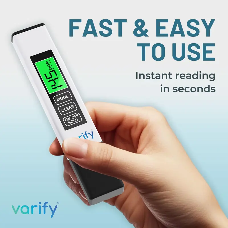 🧪VARIFY 4-in-1 TDS Meter Digital Water Tester