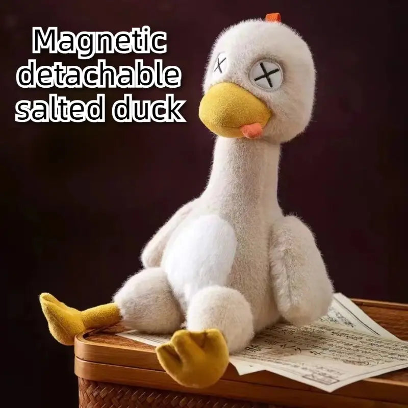 🧲🦆Magnetic Detachable Duck Plush Toy, 8.66 Inch Soft Stuffed Duck with Removable Limbs
