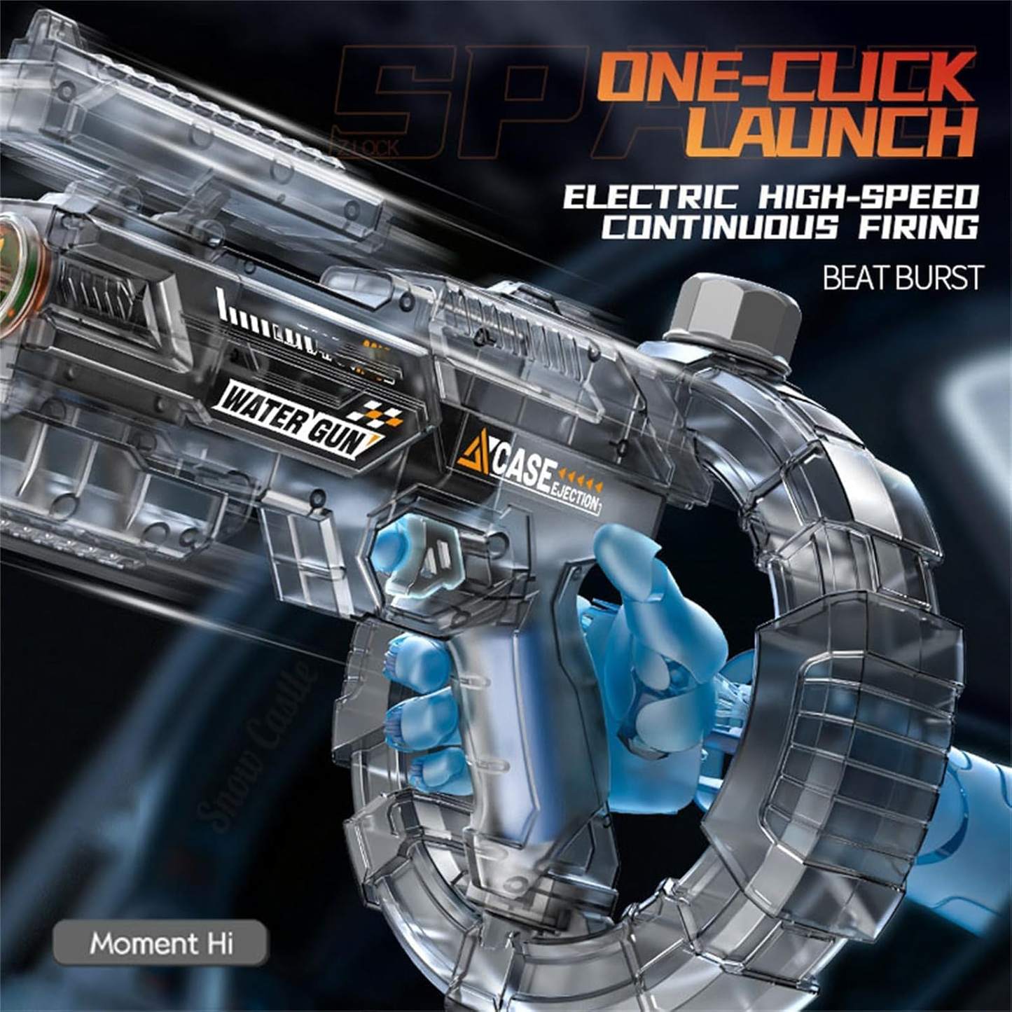 Electric Water Guns Adults Kids, Automatic Blaster Long Range High Pressure Pump, Powerful Rechargeable Squirt Guns