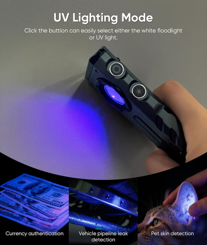 🔦✨️Rechargeable Flashlight, Magnetic EDC Flashlight Rechargeable