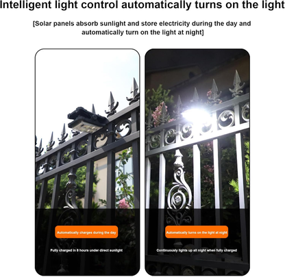 ✨️✨️Clip on Fence Solar Lights,Wall Lights | Solar Outdoor Clip Motion Sensor Security Light USB Charging Waterproof
