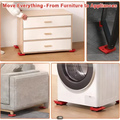 🛠️Efficient Moving Tool | One-stop moving solution, easy and time-saving moving essential. Powerful wheeled moving tool