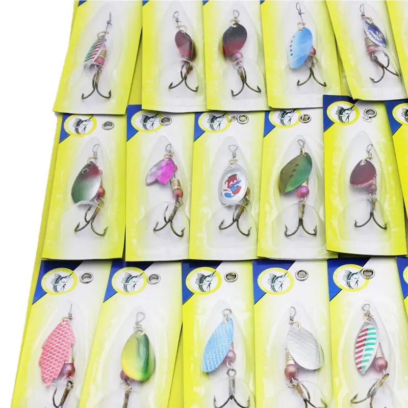 30 PCS Sequined Fishing Bait, Sparkly Lures for Bass, Trout & Saltwater Fishing
