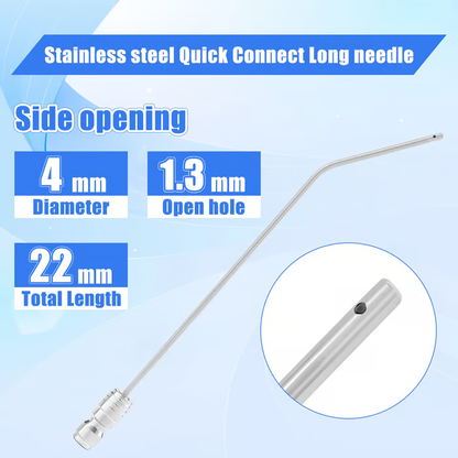 Tool Daily Heavy Duty Hose High-Pressure Washer Spray Nozzle Kit for Drum Washing Machine & AC 4 Pack Straight/Side Spray Nozzles 7cm & 22.5cm 40° Tips 1-2GPM