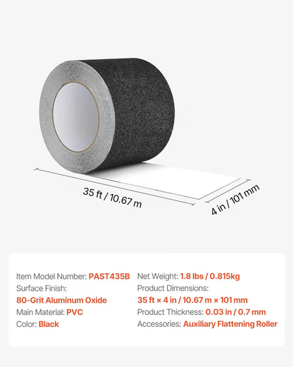 🔥Anti-Slip Tape, 35 FT x 4 inch Non Slip Grip Tape for Stairs Steps