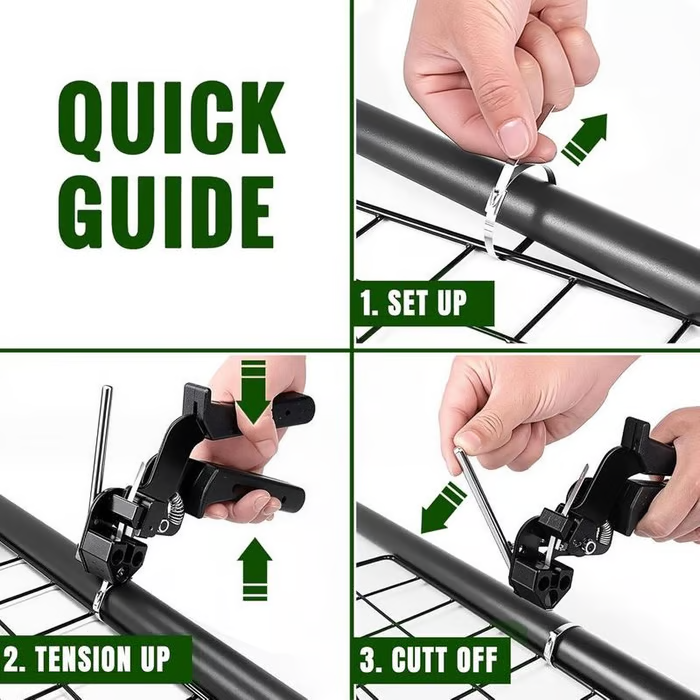 🔥Last Day 49% OFF - 🛠️🔥Stainless Steel Zip Ties Gun Kit