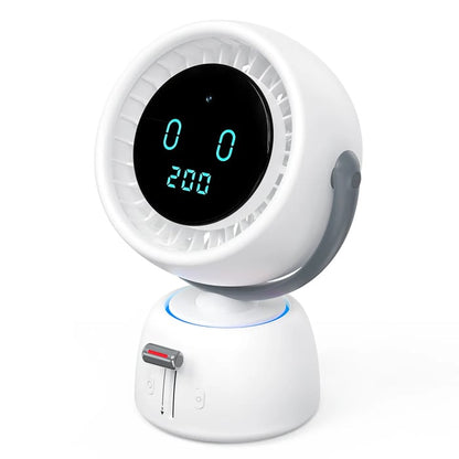 Smart Head Tracking Fan, 150° Auto-Follow Bathroom Sink Vanity Fan
