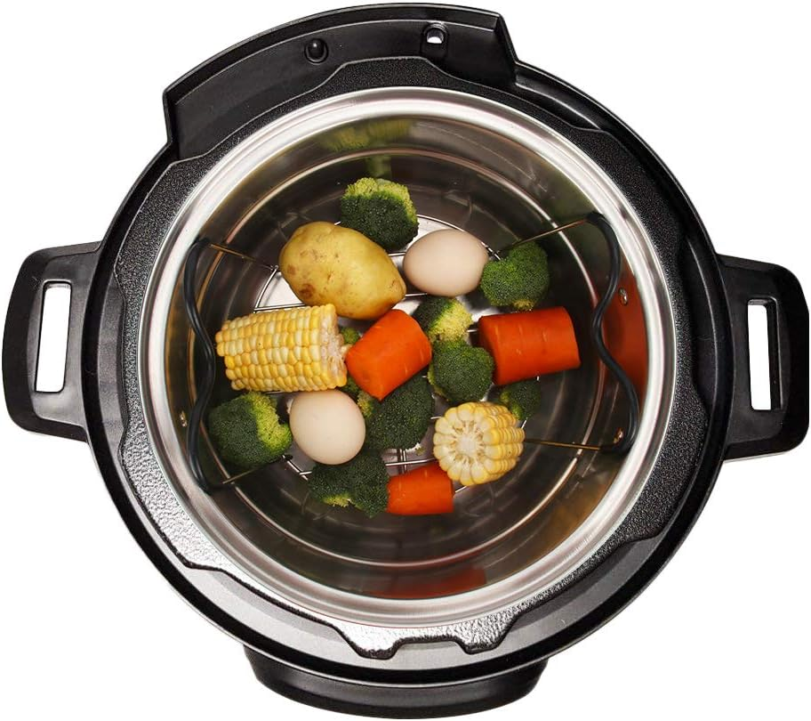 3 PCS Steamer Rack Trivet with Handles Compatible