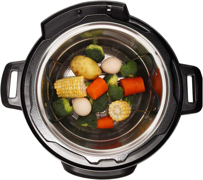 3 PCS Steamer Rack Trivet with Handles Compatible