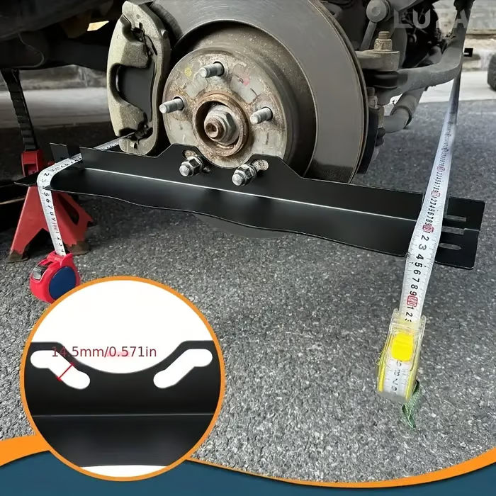 🛠️Pair of Wheel Alignment Tools – Heavy-Duty Toe-In Positioning Plates with Hanging Holes for Easy Wall Storage