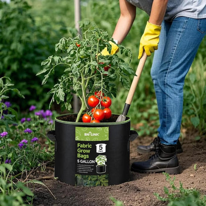 🪴BN-LINK 5-Pack 5 Gallon Grow Bags