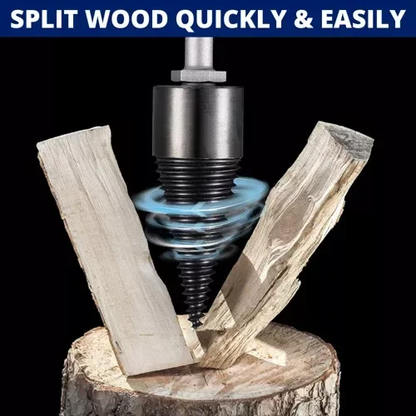 🛠️WOOD LOG SPLITTER FIREWOOD DRILL BIT