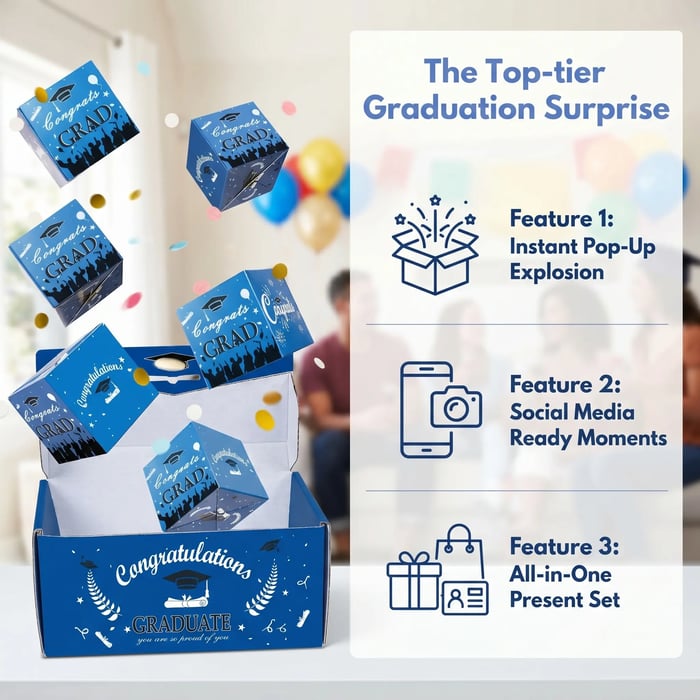 2026 Graduation Surprise Pop-Up Gift Box🎁